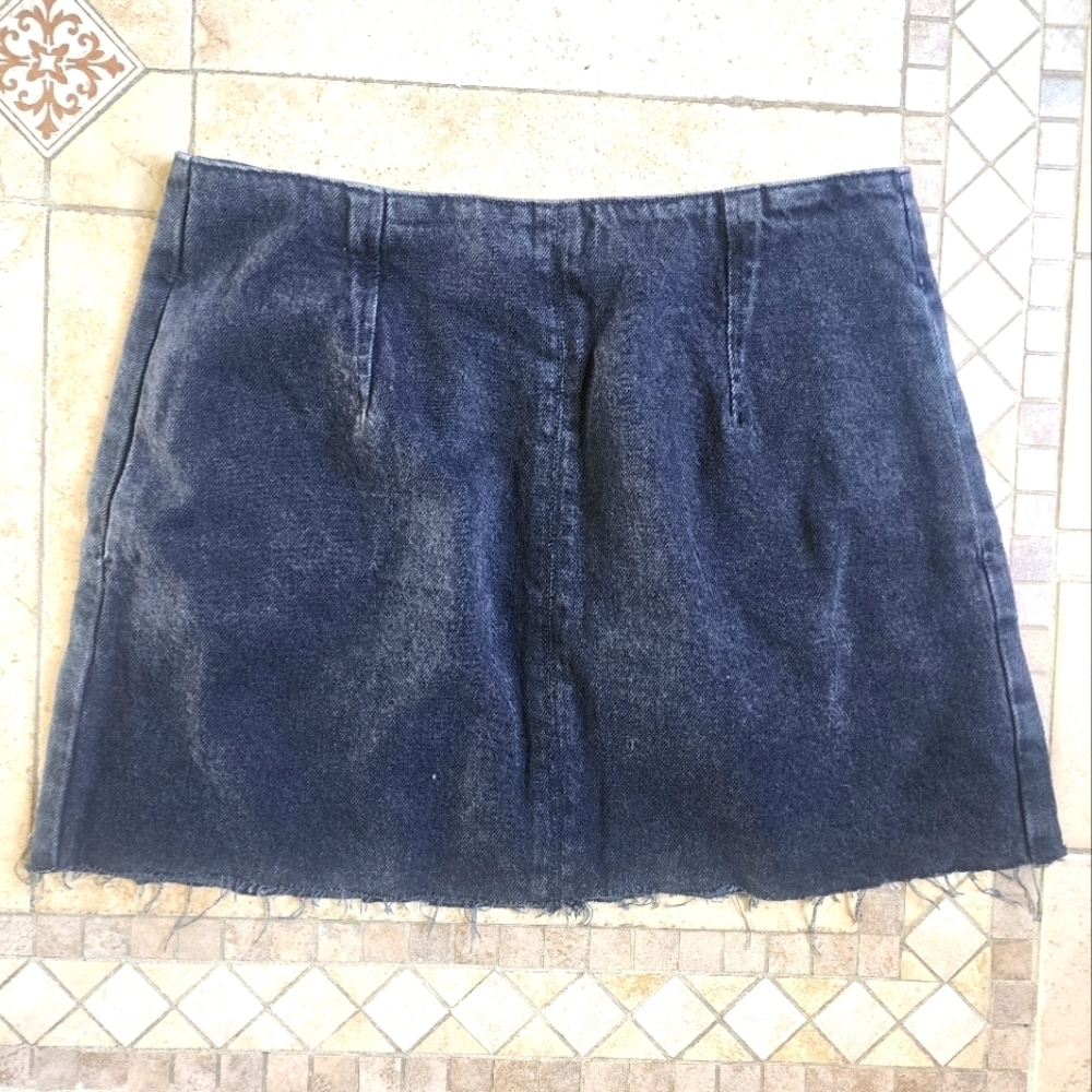 Topshop Denim Mini Skirt